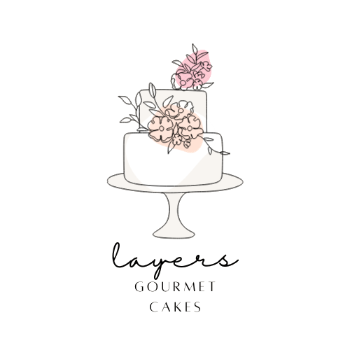 layers gourmet cakes logo